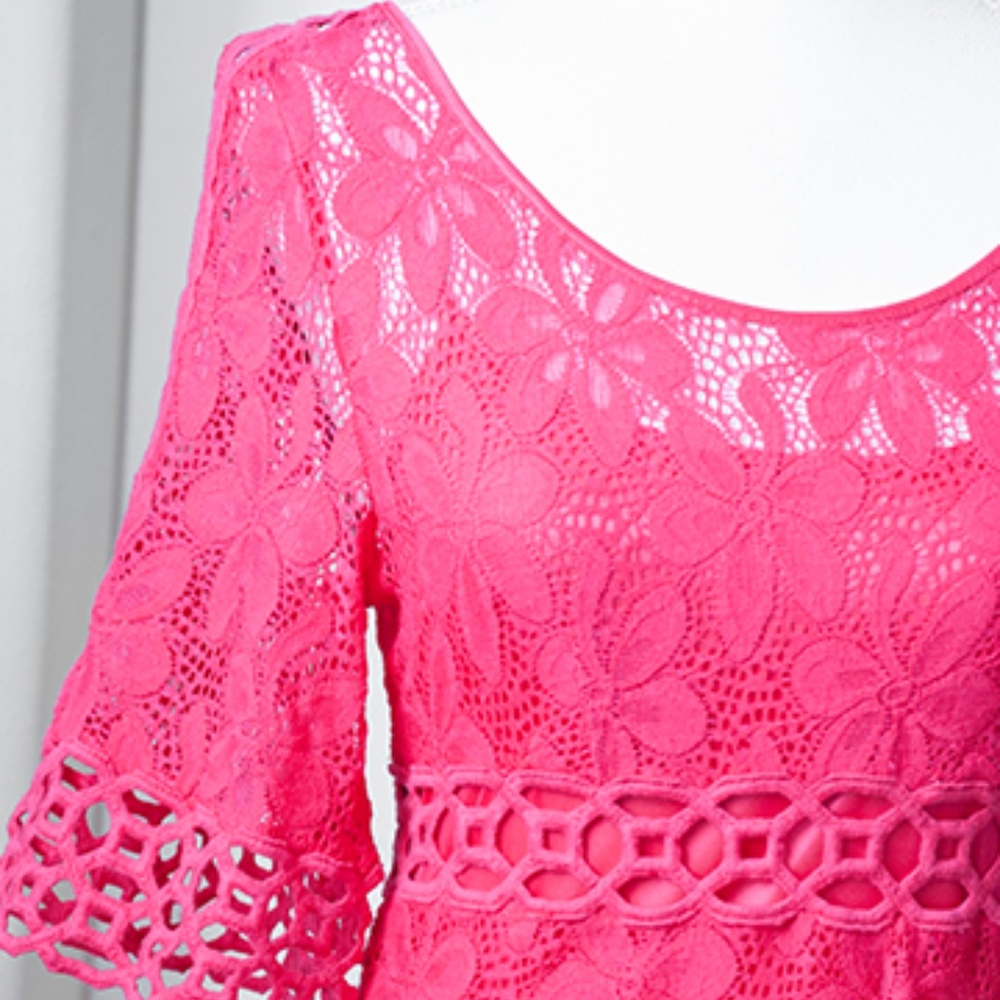 Laundry by Shelli Segal Lace Cut Out Dress size 2